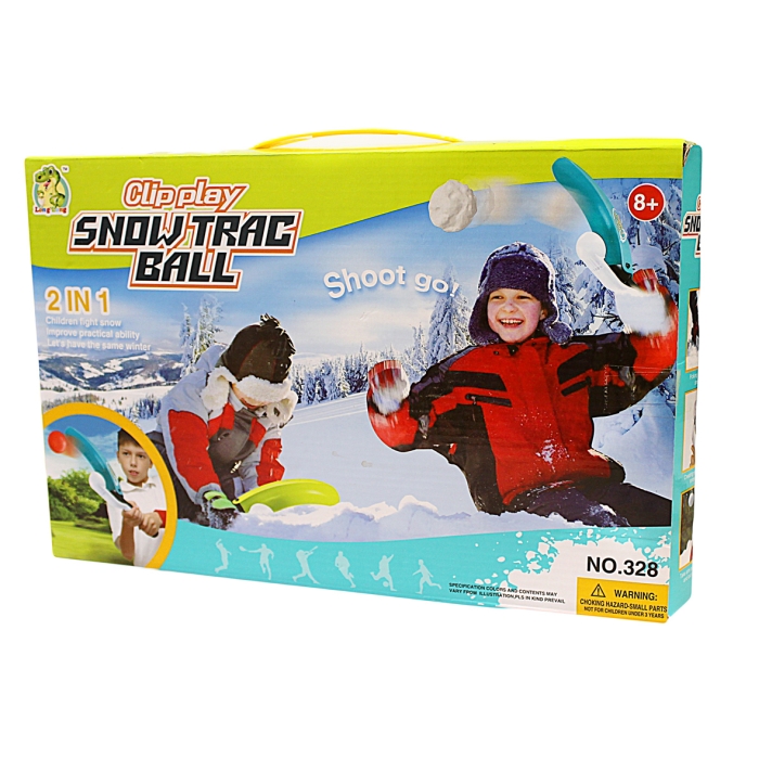 Игрушка для лепки и бросания снежков и шариков (5 шариков в комлекте). Длина игрушки - 40 см. Для мальчиков