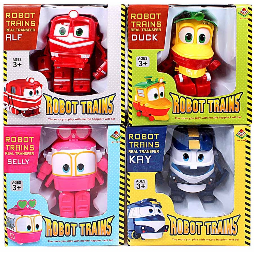 "Робопоезда" фигурки трансформеры, цена указана за 1 шт, продаются комплектом 6 персонажей