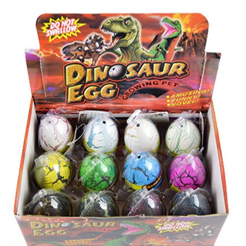 Игрушка "Вырасти своего питомца" Динозавры. 12 яиц в коробке. Цена указанна за 1 шт. 6 см.