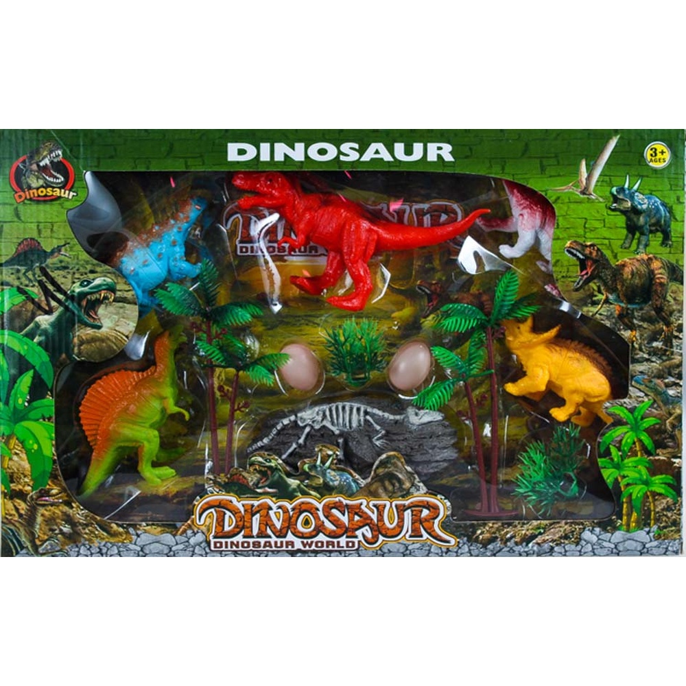 Набор фигурок динозавров. 12 элементов.