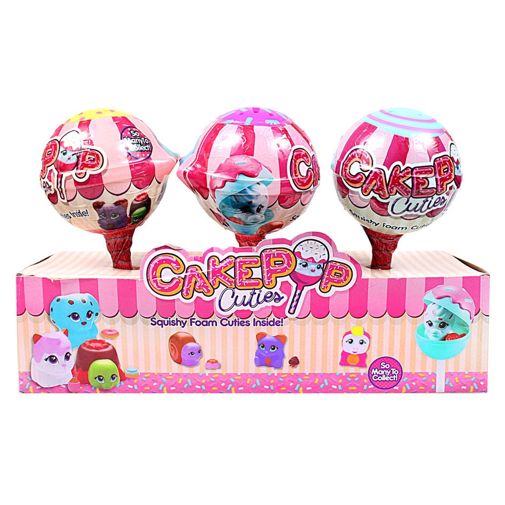 "Cake Pop" игрушка пищалка в чупа-чупсе, цена указана за 1 шт, продаются шоубоксом 3 шт