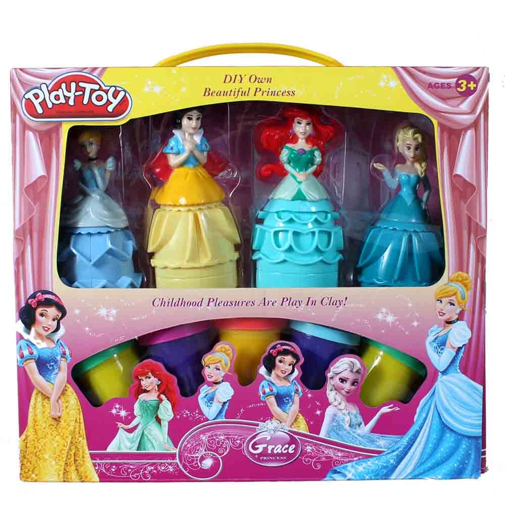 Набор из пластилина Play-Toy "4 Принцессы", NO.SM8022
