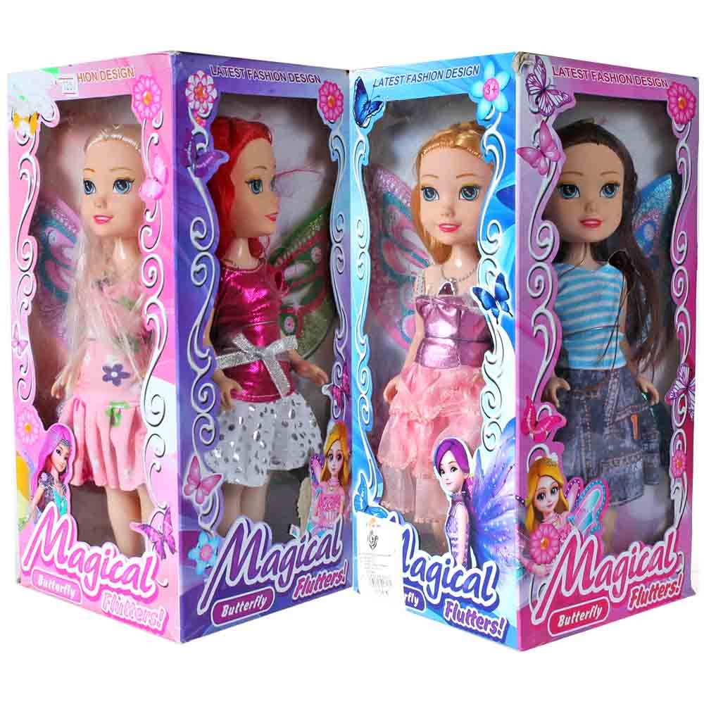 4 куклы-феи в коробке, высота 25 см, NO 2012, цена за 1 шт