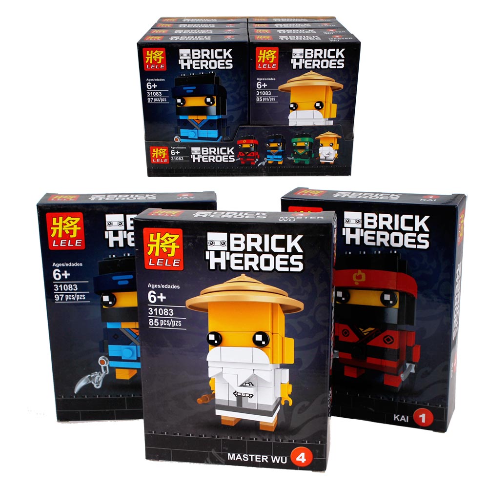Конструктор Lele Brick Heroes, продается комплектом 8 шт цена за 1 шт