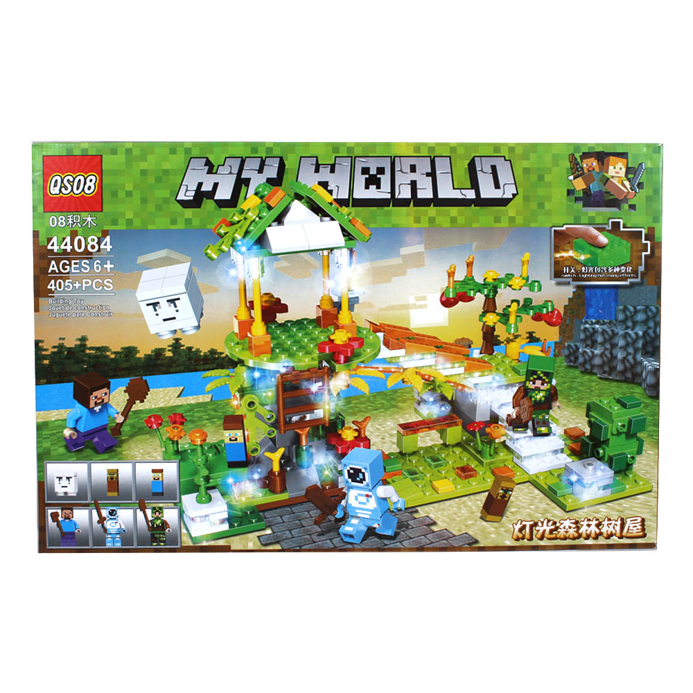 Конструктор Myworld "Волшебный лес" со светящимися блоками