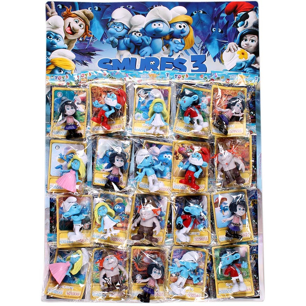 Фигурки на листе "Синие человечки 3" с карточкой.  Цена за 1 шт. Продаются листом - 20 шт. Высота фигурки до 7 см.