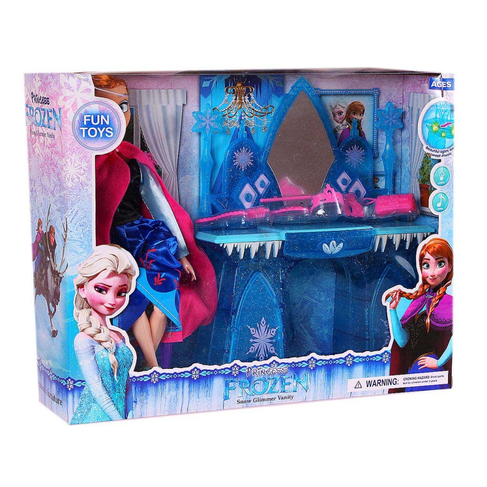 Кукла Princess Frozen в наборе мебель и аксессуары
