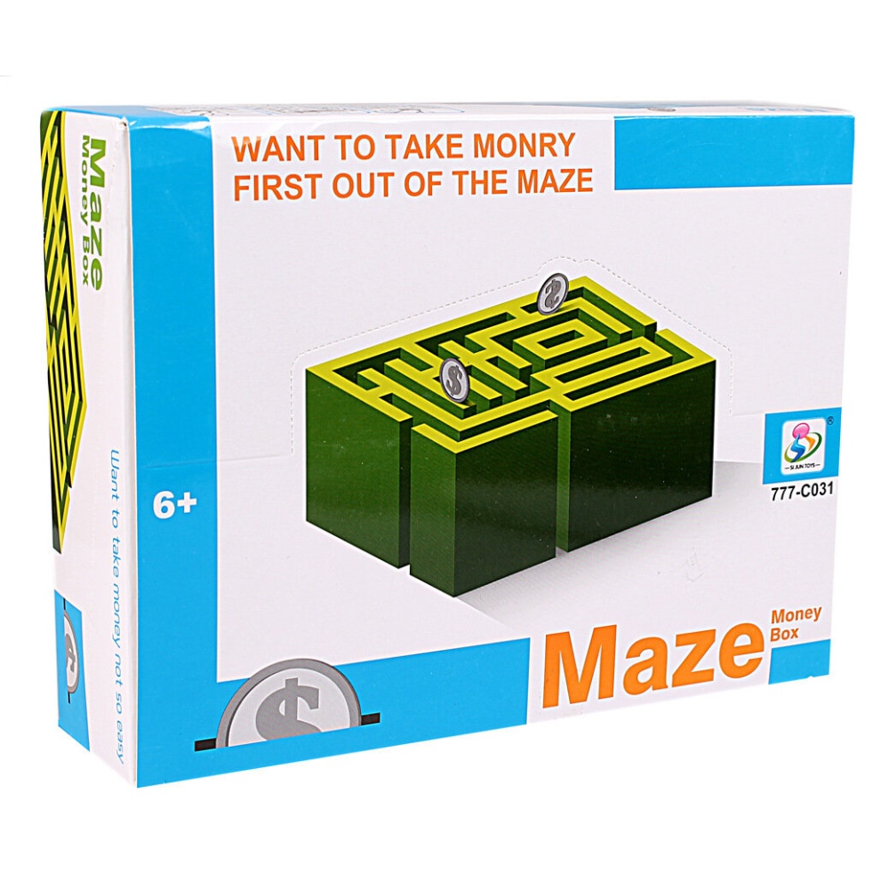 Куб-лабиринт "Maze Money Box" 5,5 см. Цена указана за 1 шт, продаются упаковкой 12 шт