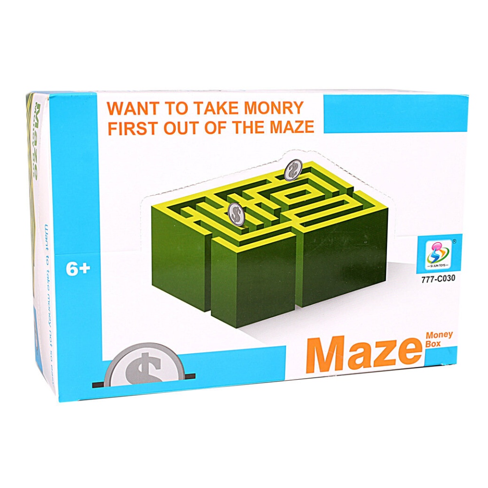 Куб-лабиринт "Maze Money Box" 7,5 см. Цена указана за 1 шт, продаются упаковкой 6 шт