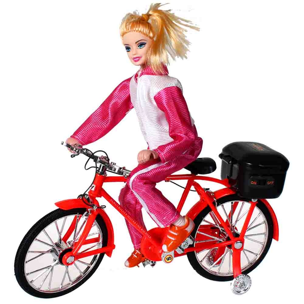 Кукла- велосипедистка NO.6565.