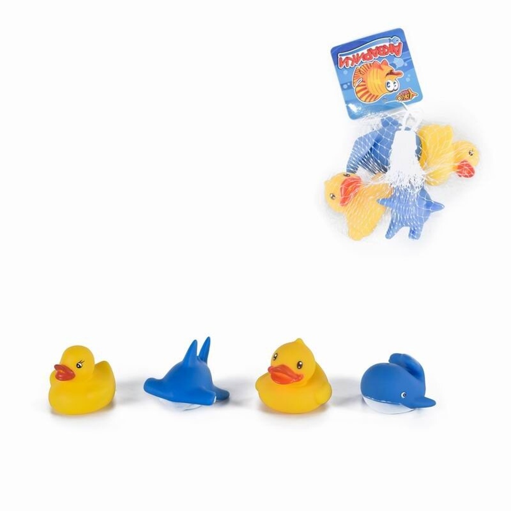 YAKO, Игрушки в ванну (брызгалки) серии «Акварики» (набор из 4-х штук), Y20059143