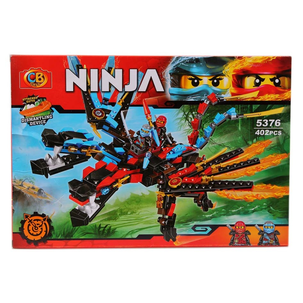 Конструктор Ninja. Ниндзя на драконе. 402 детали