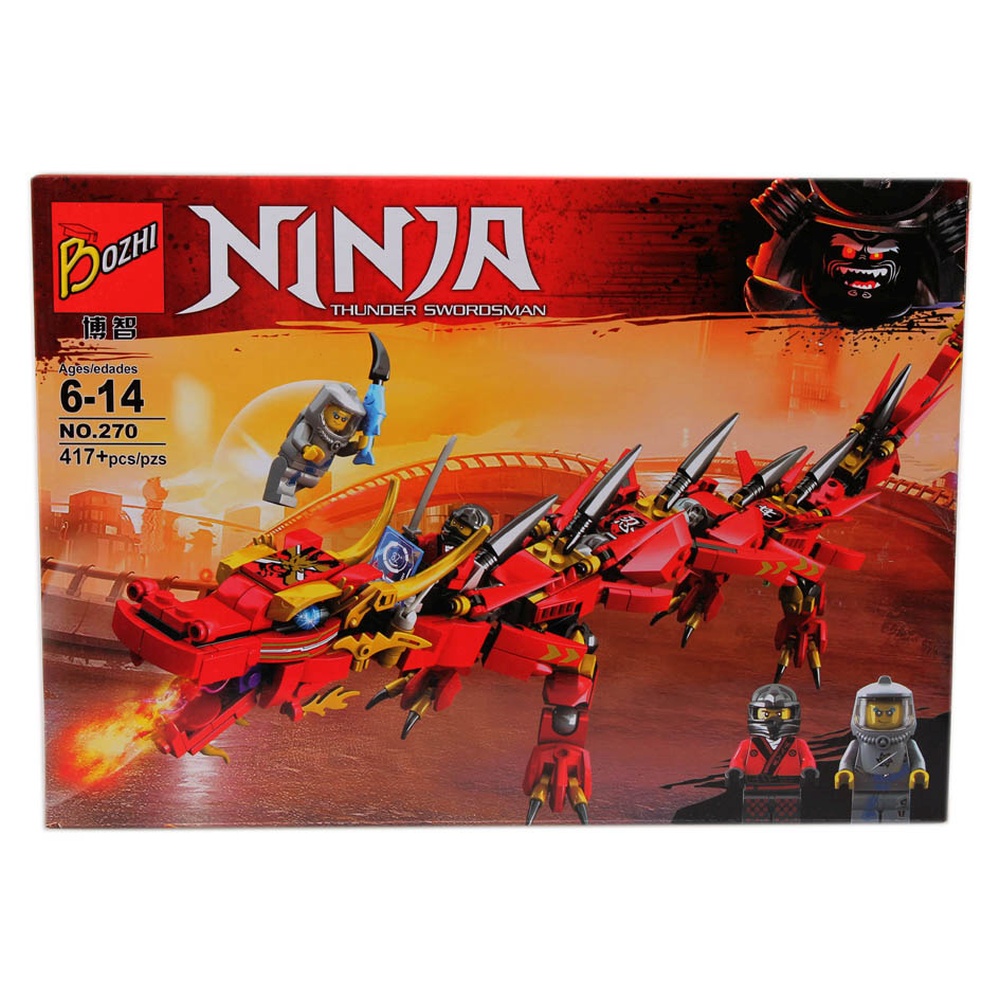 Конструктор Ninja. Thunder Swordsman. 417+ деталей.